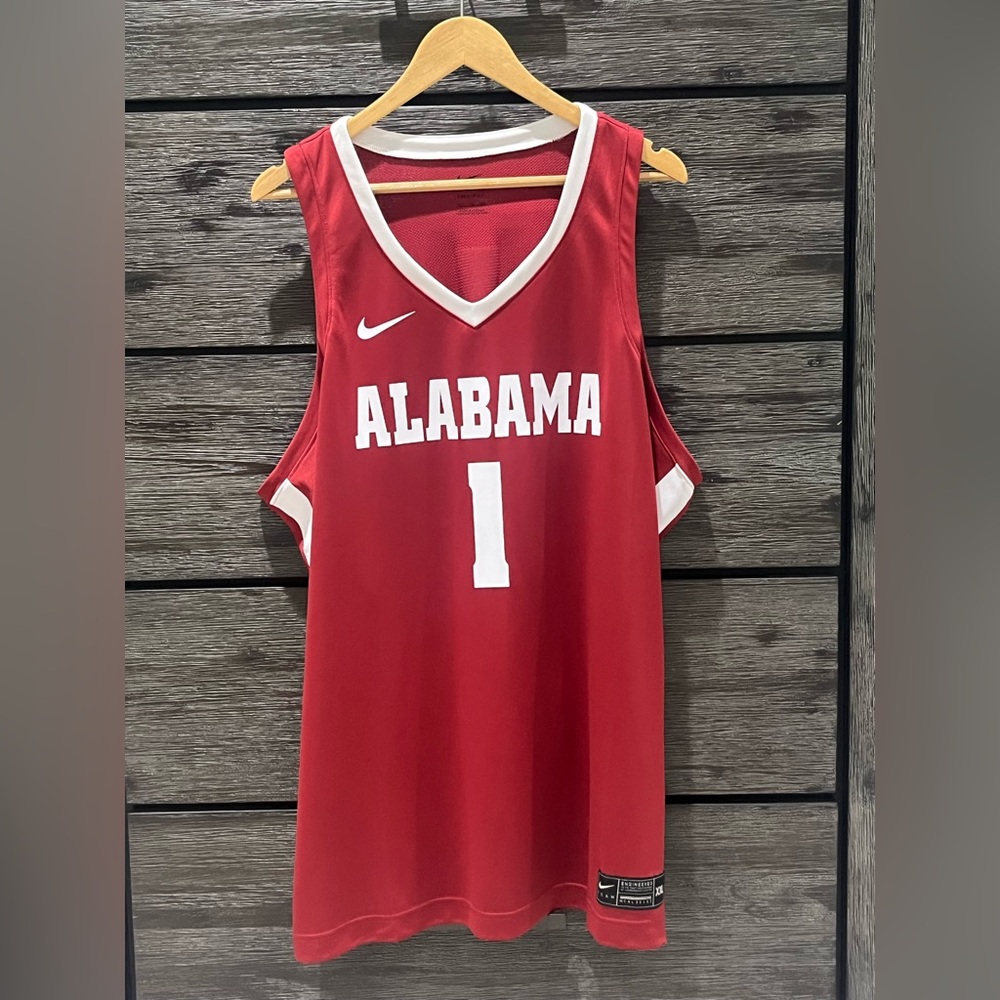 ‼️ Nike University of Alabama Crimson Tide Basketball Jersey  🐘🏀 - Size 2XL